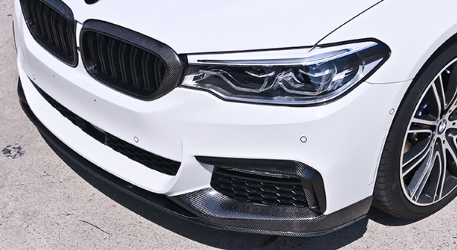 Carbon Fiber M Performance Style Front Lip - BMW G30 5 Series