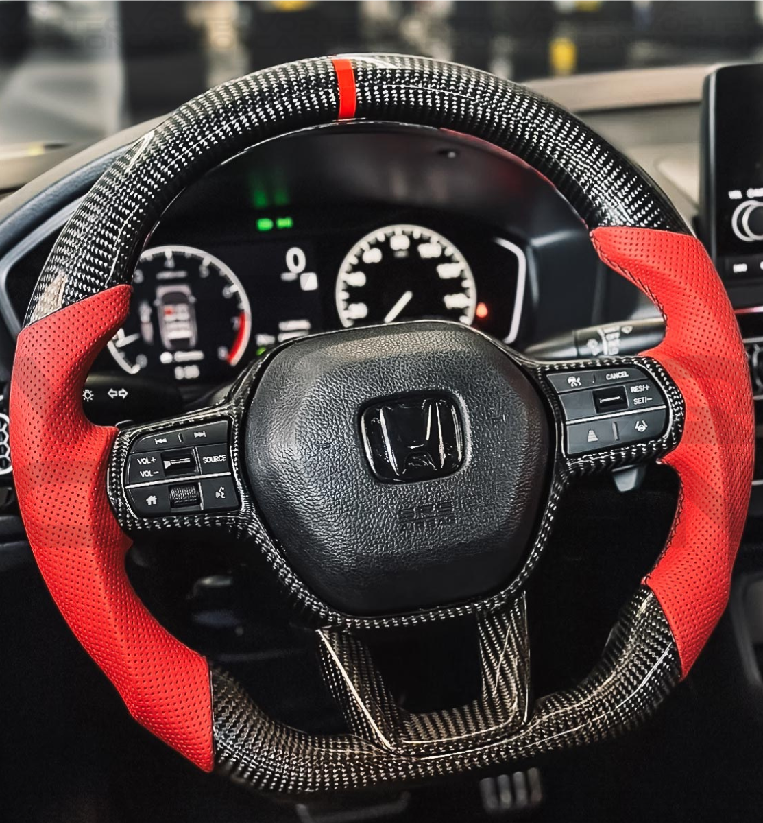 Fully Custom Carbon Fiber Steering Wheel - Honda Accord (2023+)