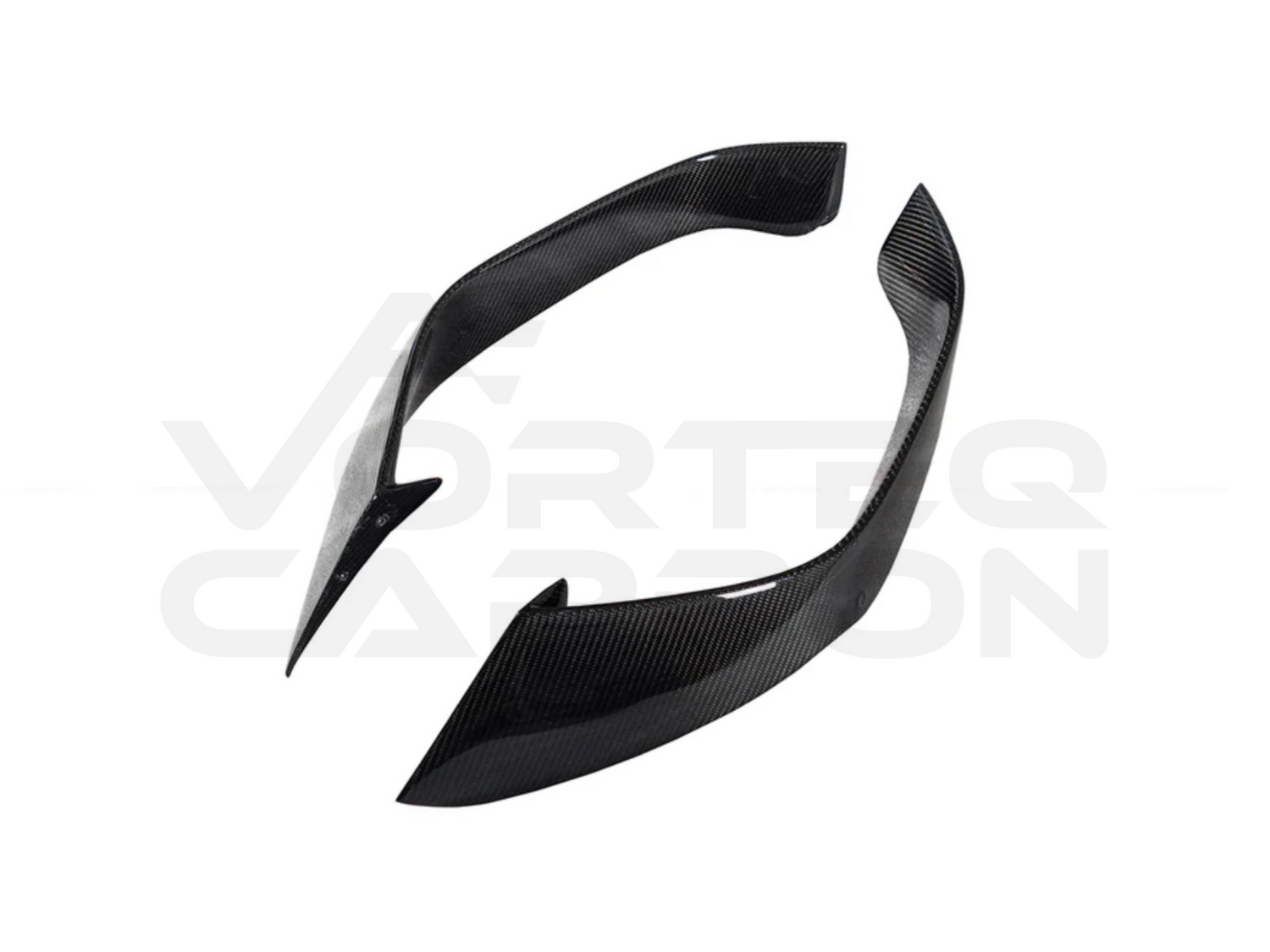 vorteq carbon mclaren 720s Se²NWB style front lip splitter