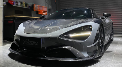 vorteq carbon mclaren 720s Se²NWB style front lip splitter