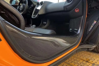 Carbon Fiber Door Side Sill Covers - McLaren 720S