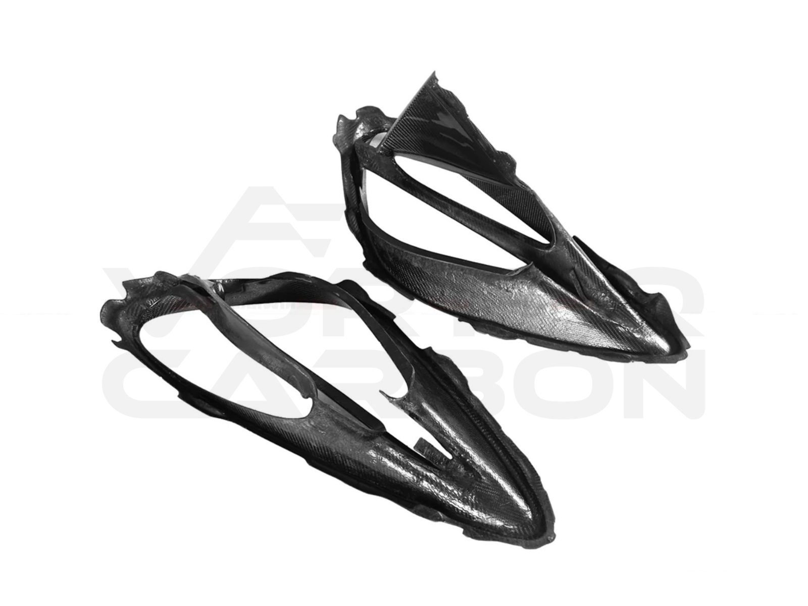 Carbon Fiber Headlight Vent Trim Inserts - McLaren 720S