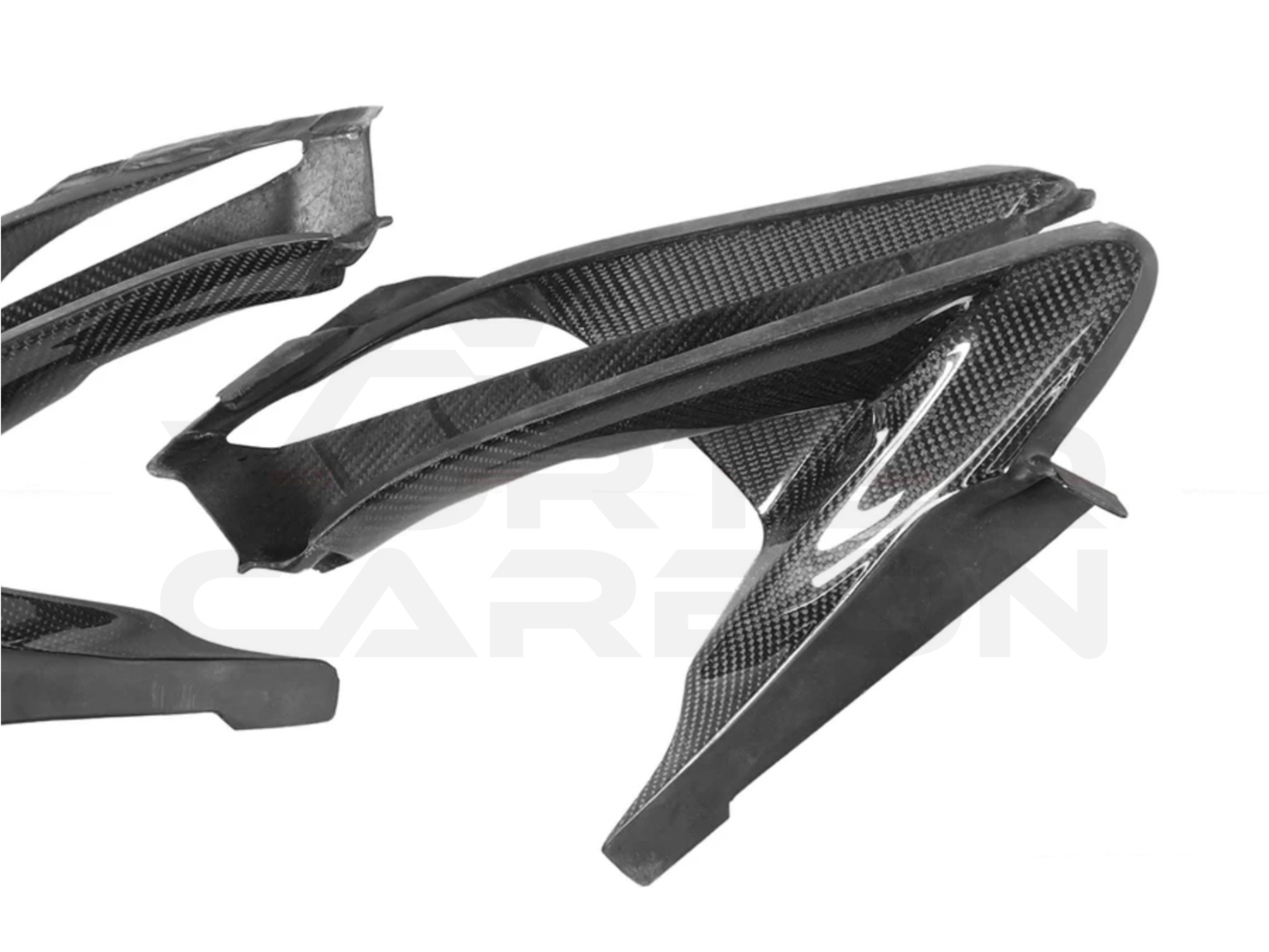 Carbon Fiber Headlight Vent Trim Inserts - McLaren 720S