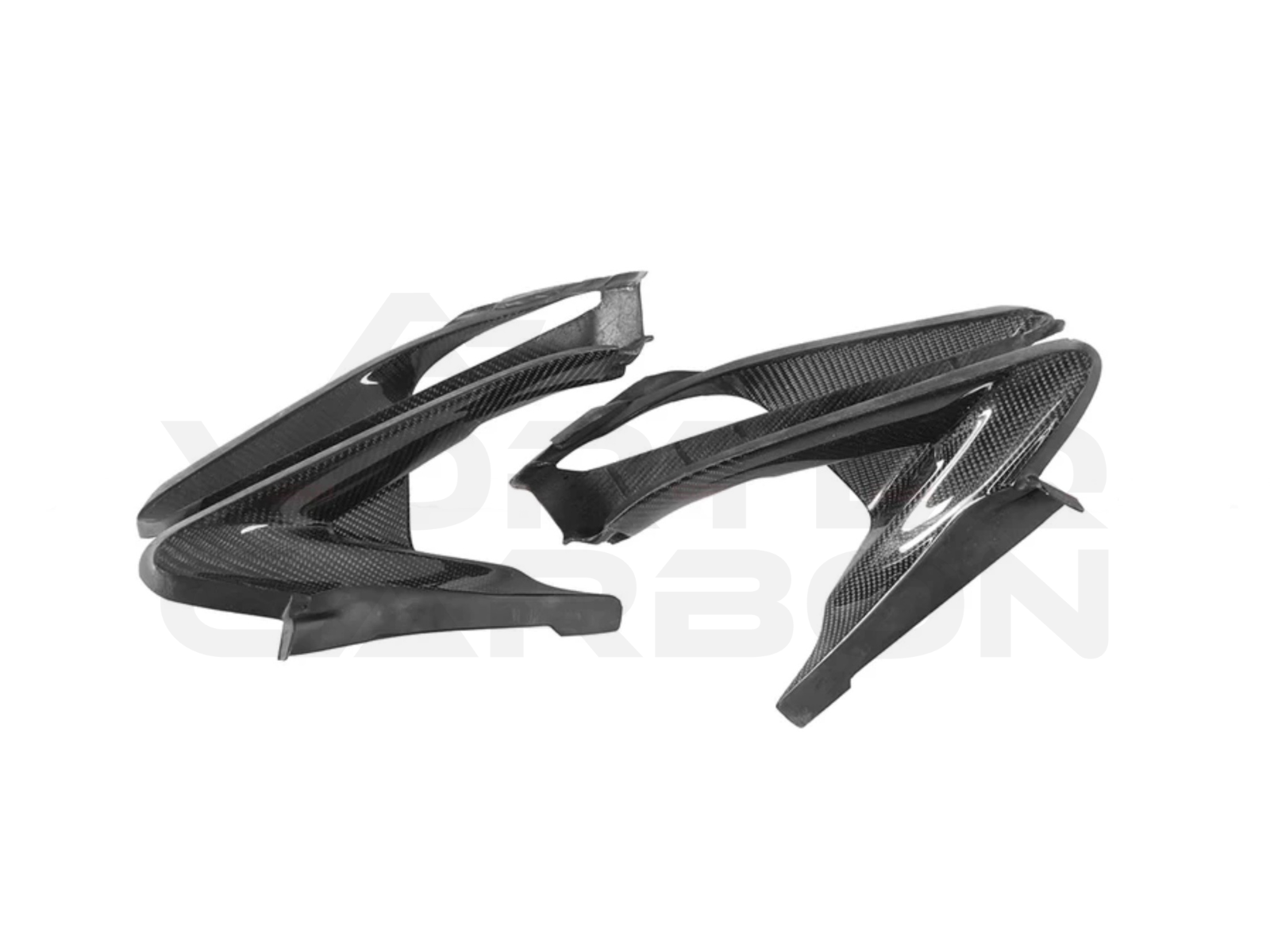 Carbon Fiber Headlight Vent Trim Inserts - McLaren 720S