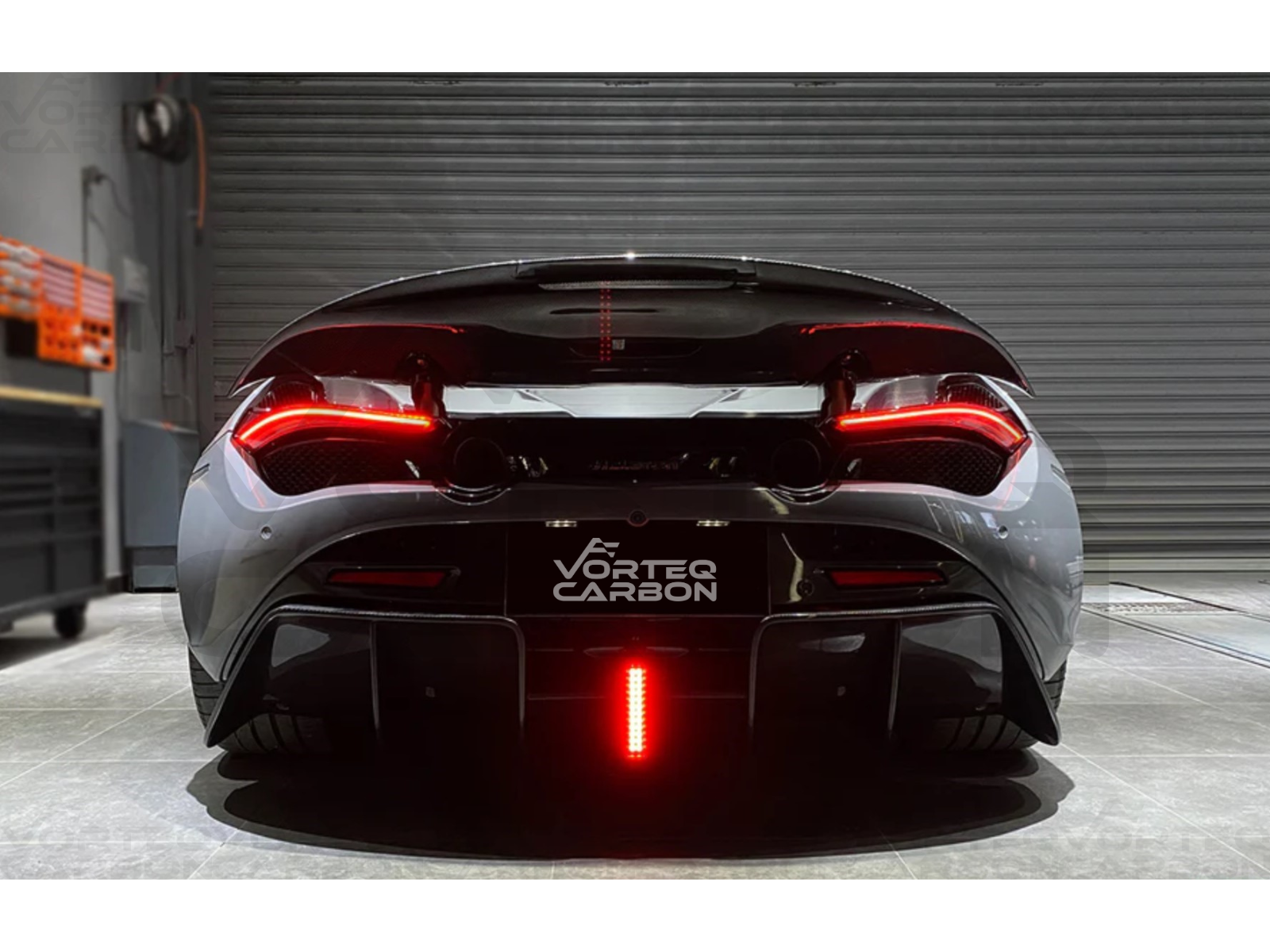 Carbon Fiber S Style High Kick Rear Spoiler Wing - McLaren 720S