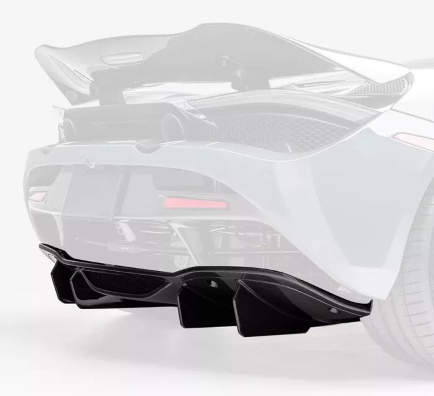 Carbon Fiber V Style Performance Rear Diffuser - McLaren 720S