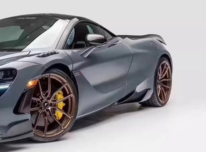 Carbon Fiber V Style Performance Side Skirts - McLaren 720S