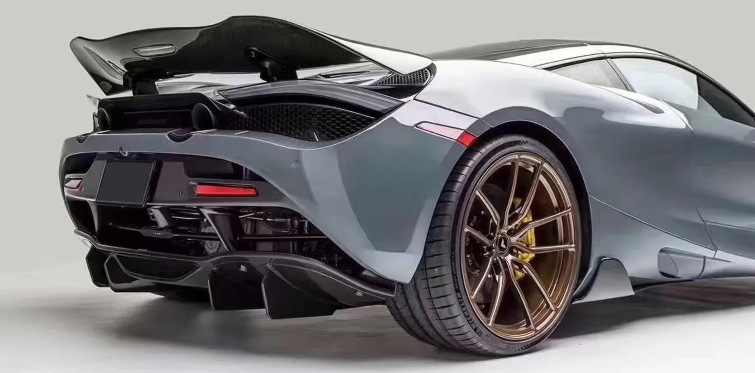 Carbon Fiber V Style Performance Side Skirts - McLaren 720S