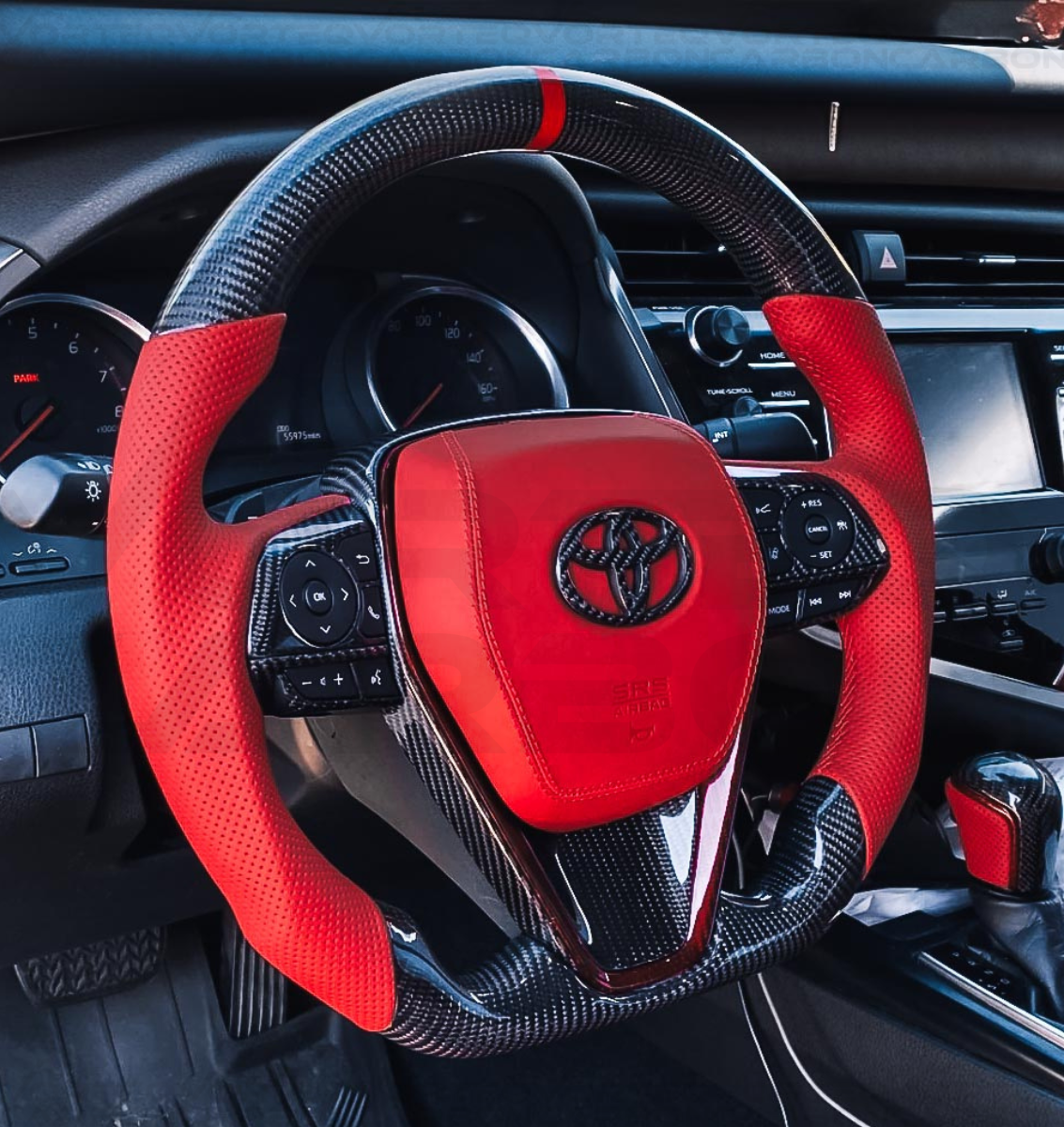 Fully Custom Carbon Fiber Steering Wheel - Toyota Camry (2018-2024)