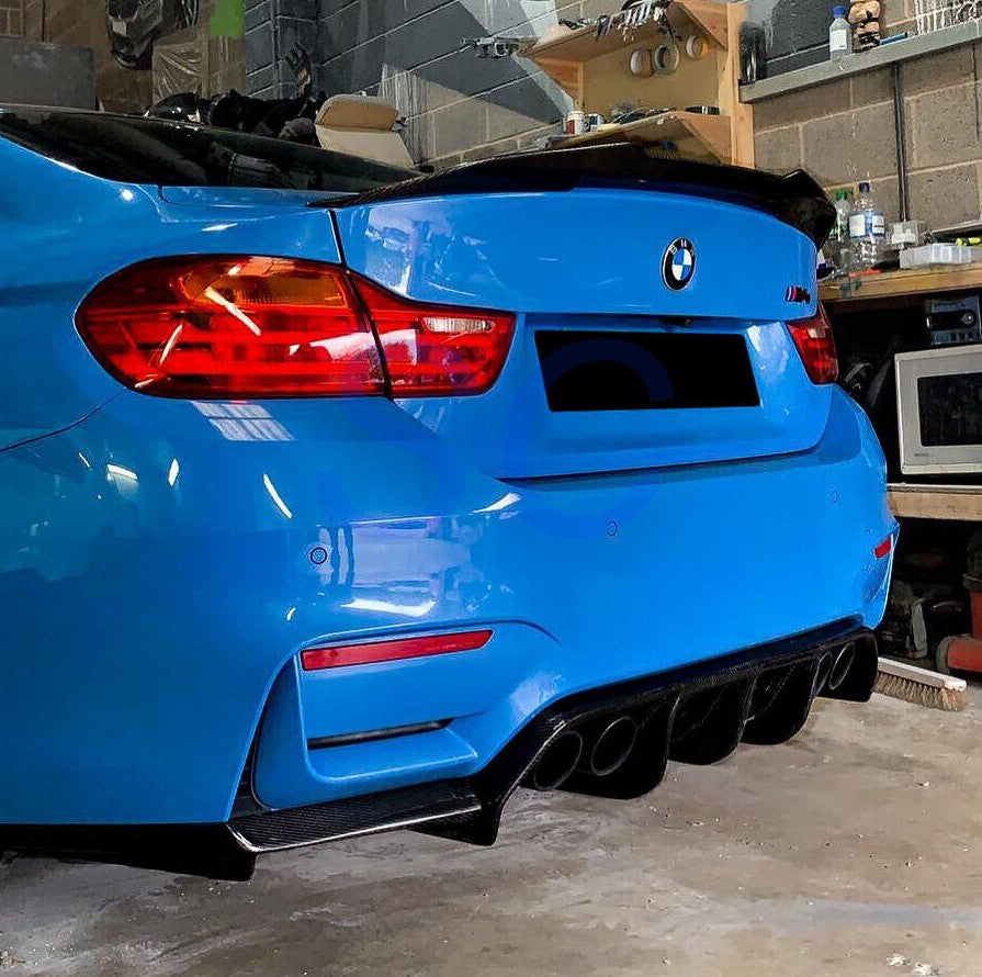 Carbon Fiber Trunk Spoiler PSM High Kick Style - BMW F82 M4