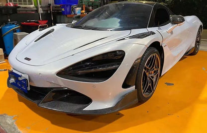 Carbon Fiber V Style Performance Front Lip - McLaren 720S