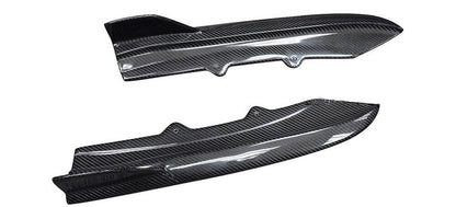 Carbon Fiber Rear Canard Splitters (V2) - BMW F30 (M-Sport Only)