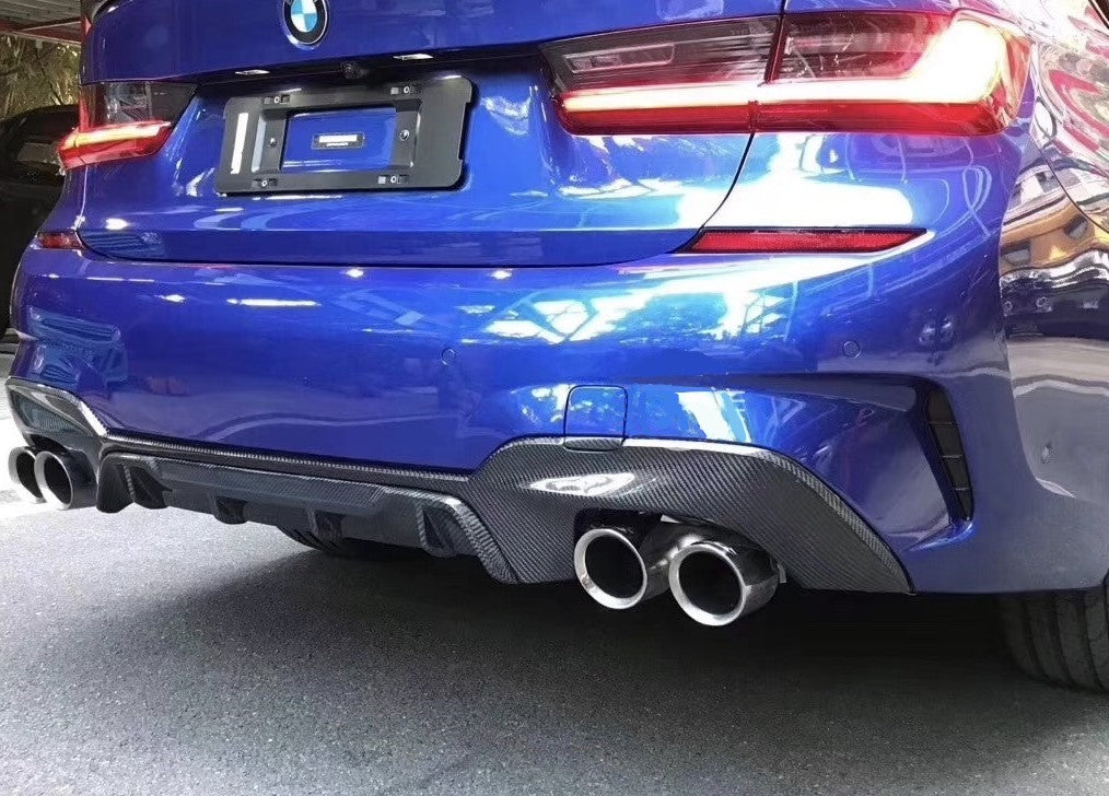 Carbon Fiber M Performance Rear Diffuser (V2) - BMW G20 M340i