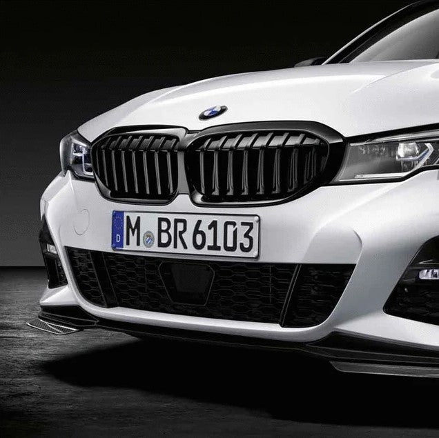 Gloss/Matte Black Front Kidney Grilles (Single Slat) - BMW G20 Pre LCI (2019-2022)