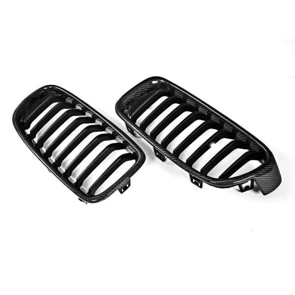 Carbon Fiber Front Kidney Grilles (Single Slat) - BMW F32 F33 F36(2014–2020)