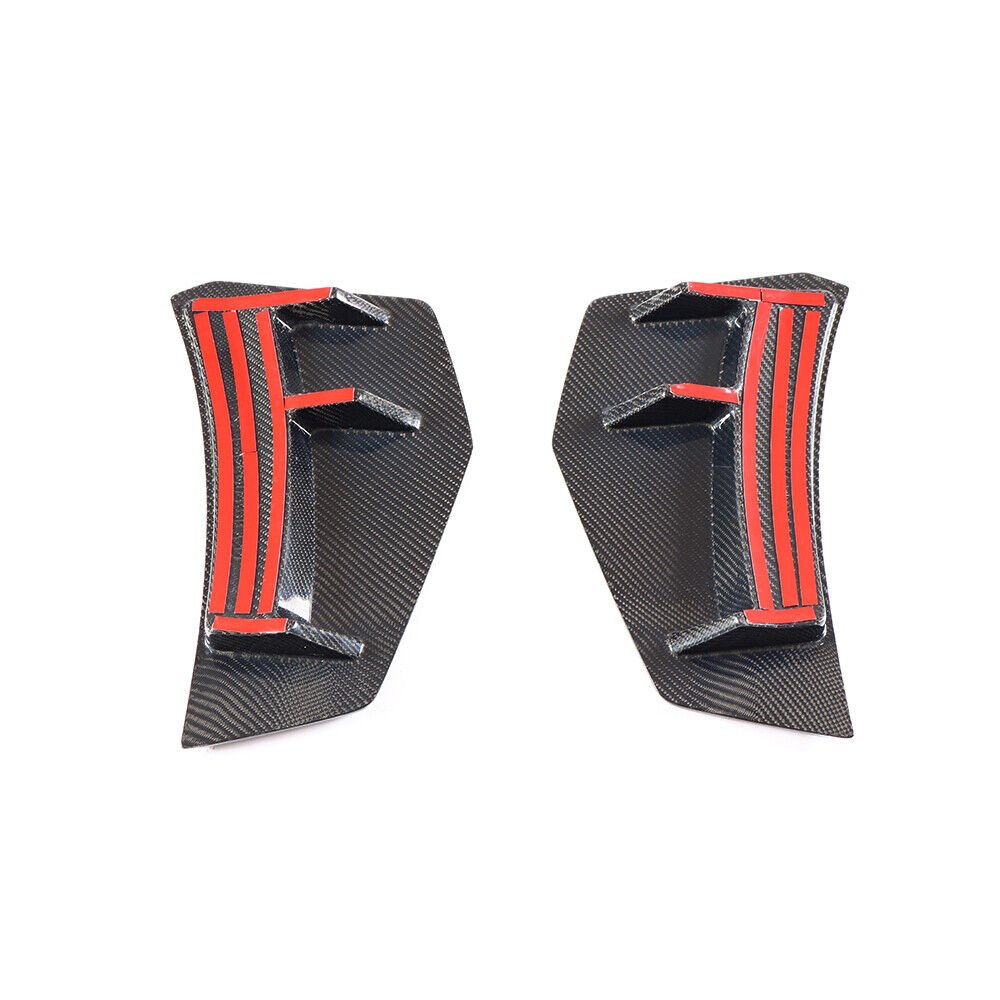 Carbon Fiber Rear Canard Splitter Winglets - Audi R8 (2016-2023)