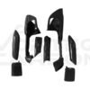 Carbon Fiber Door Handle Interior Kit - Ferrari 488 GTB/Spyder (2015-2020)