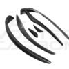 Carbon Fiber R Style Front Bumper Canards - Mercedes Benz W117 CLA Sport / CLA45 AMG (2013-2016)