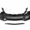 Partial Carbon Fiber B Style Front Bumper - Mercedes Benz W222 Sedan (2017-2020)