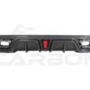 Carbon Fiber I Style Rear Diffuser w/ Reflectors & Exhaust Tips - Mercedes Benz AMG GT50 GT53 GT43 4 Door Coupe X290 (2019-2024)