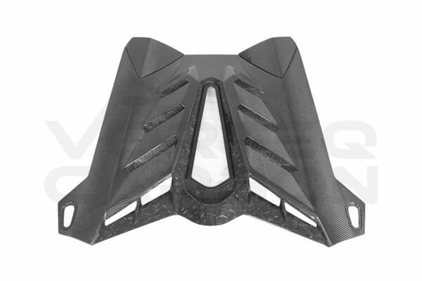 Carbon Fiber SV B Style Rear Engine Hood And Wing Spoiler - Lamborghini Aventador LP700 Roadster SV (2011-2016)