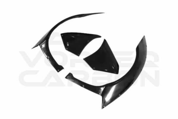 Unpainted DE Style Front Wide Fender Flares - Lamborghini Aventador LP700 LP720 LP740 LP750 Coupe/Roadster (2011-2021)