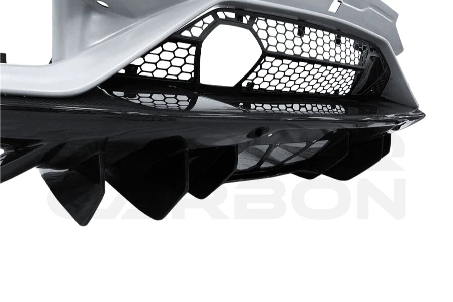 Partial Carbon Fiber SVJ Style Rear Bumper - Lamborghini Aventador LP700 LP740 LP750 Coupe/Roadster (2011-2021)