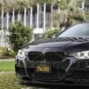 Gloss Black Front Kidney Grilles (Dual Slat) - BMW F30 F31 (2012–2018)