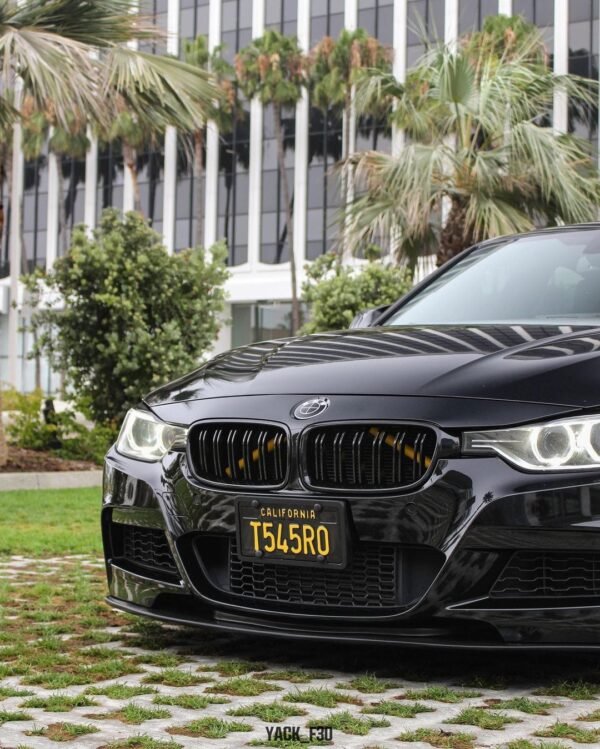 Gloss Black Front Kidney Grilles (Dual Slat) - BMW F30 F31 (2012–2018)