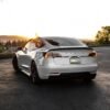 Carbon Fiber Trunk Spoiler V Style - Tesla Model 3 (2017–2023)