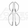 Carbon Fiber Interior Door Handle Cover Trim - Mercedes Benz W205 C Class GLC X253 (2015-2021)