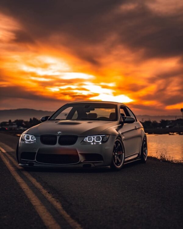 Gloss Black Front Kidney Grilles (Single Slat) - BMW E92 E93(2006–2013)