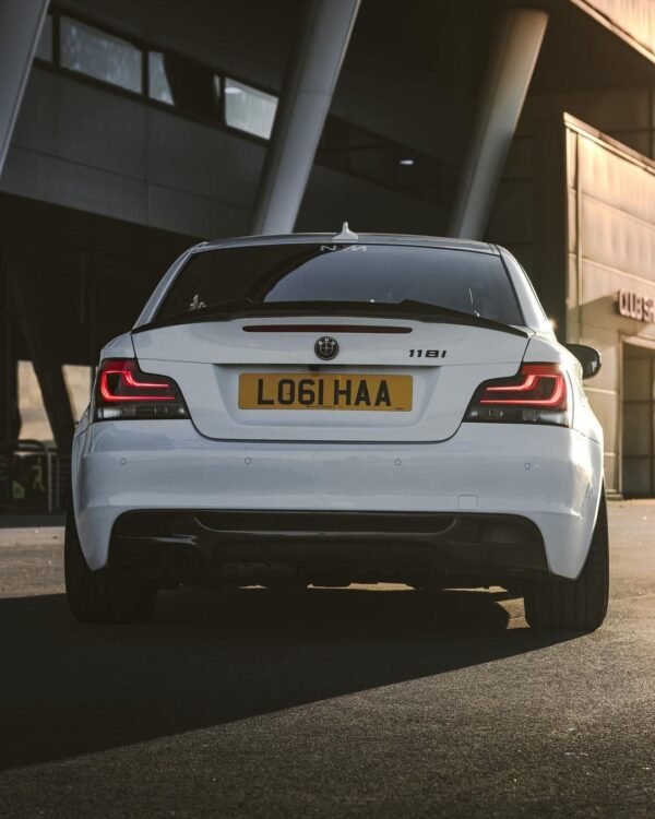 Carbon Fiber Trunk Spoiler PSM High Kick Style - BMW E82 1M (2008–2013)