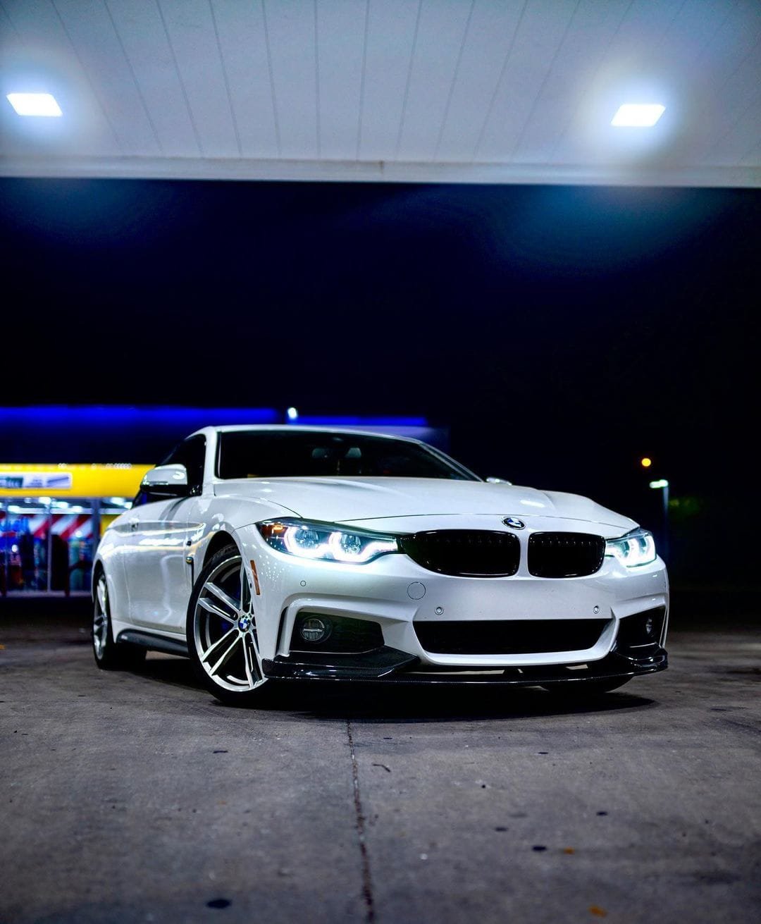 Carbon Fiber M Performance Style Front Lip (V3) - BMW F32 F33 F36 (2014–2020)