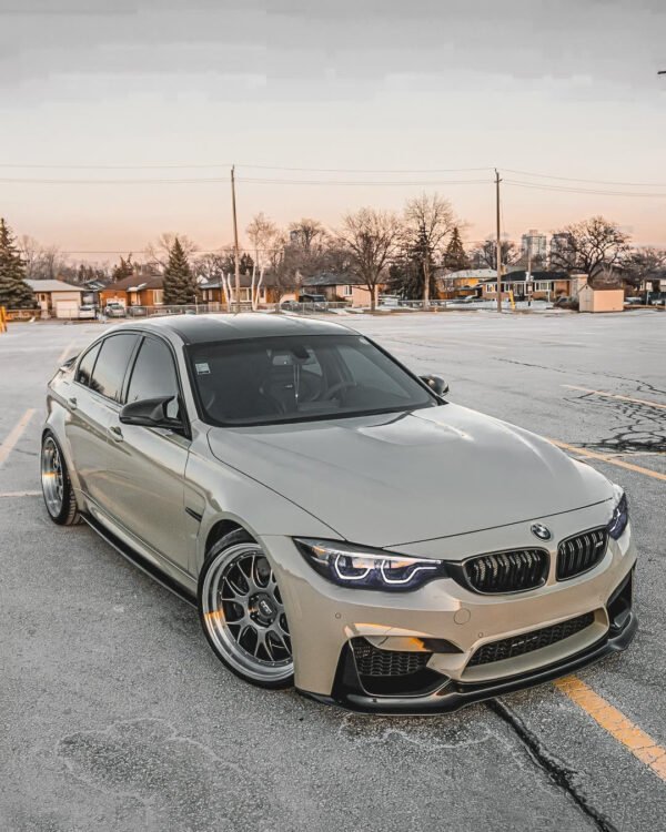 Carbon Fiber V Style Front Lip - BMW F80 M3 F82 F83 M4 (2015-2020)
