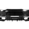 Partial Carbon Fiber I2 Style Rear Bumper w/ Exhaust Tips - Mercedes Benz AMG GT/GTS (2015-2021)