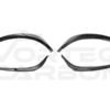 Carbon Fiber R Style Front Bumper Canards - Mercedes Benz W117 CLA Sport / CLA45 AMG (2013-2016)