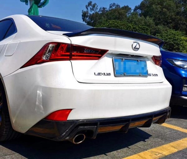 Carbon Fiber Trunk Spoiler - Lexus 3IS (200t 250 300 350) 2014-2020