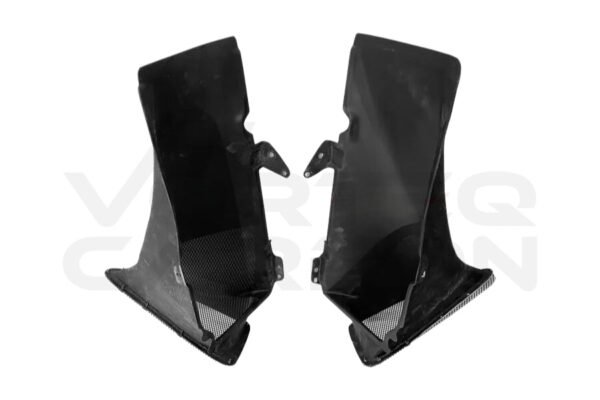 Carbon Fiber Pista Style Quarter Panel Side Vent Scoops - Ferrari 488 GTB & Spyder (2015-2020)