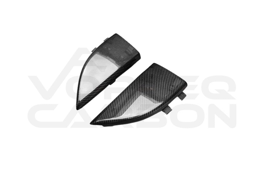 Carbon Fiber Rear Bumper License Plate Surround  - Mercedes Benz C217 S63/S65 AMG Coupe (2014-2017)