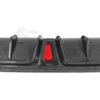 Carbon Fiber I Style Rear Diffuser w/ Reflectors & Exhaust Tips - Mercedes Benz AMG GT50 GT53 GT43 4 Door Coupe X290 (2019-2024)