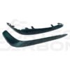 Carbon Fiber Front Bumper Upper Vent Canards - Mercedes Benz W205 C63/S AMG (2015-2021)