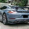Carbon Fiber AM Style Rear Diffuser - Porsche 718 Cayman/Boxster (2016-2023)