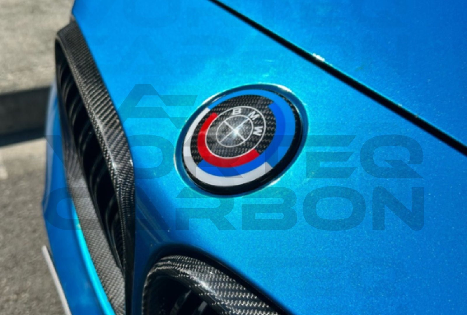 BBCV - Carbon Fiber BMW 50th Anniversary Steering Wheel Emblem