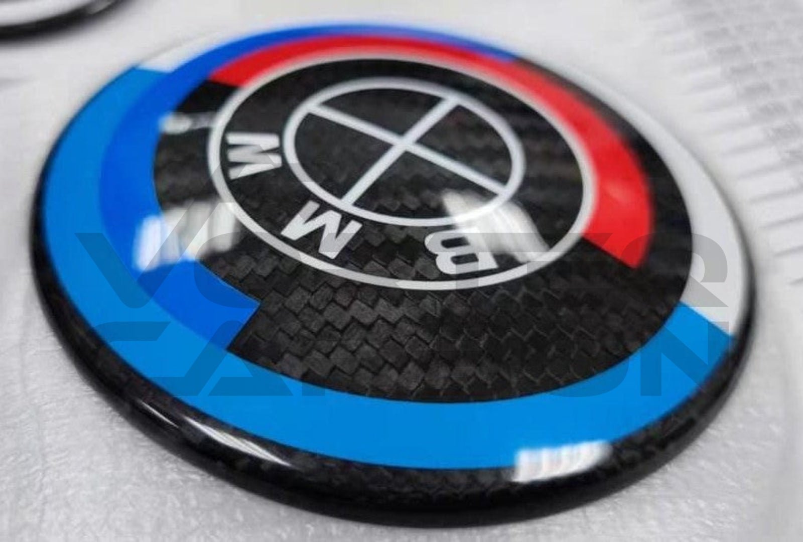 BBCV - Carbon Fiber BMW 50th Anniversary Steering Wheel Emblem