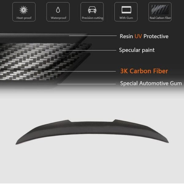 Carbon Fiber Trunk Spoiler PSM High Kick Style - BMW G20 / G80 M3(2019+)