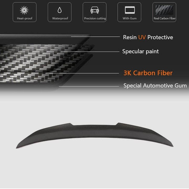 Carbon Fiber Trunk Spoiler PSM High Kick Style - BMW G20 / G80 M3(2019+)