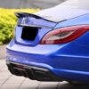 Carbon Fiber Trunk Spoiler Duckbill R Style - Mercedes W218 CLS Sedan