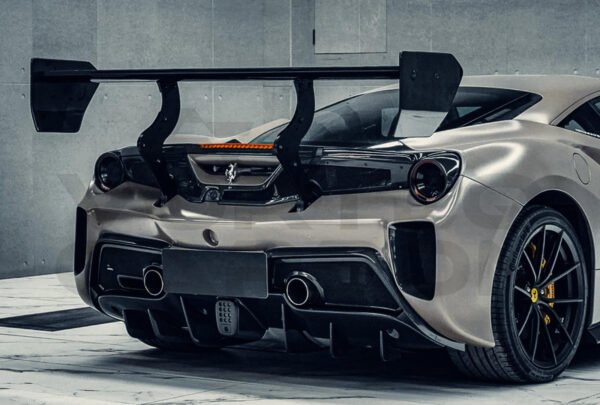 Carbon Fiber CEM Style Big Wing - Ferrari 488 GTB & Spyder (2015-2020)