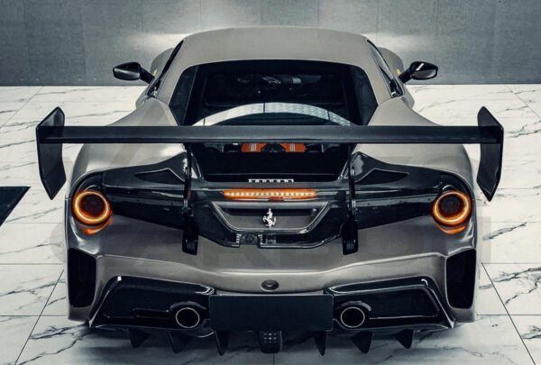Carbon Fiber CEM Style Big Wing - Ferrari 488 GTB & Spyder (2015-2020)